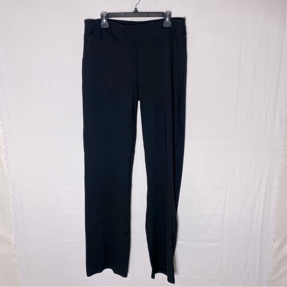 Yogipace Black High Rise Straight Leg Long Inseam Yoga Pants Activewear XXL